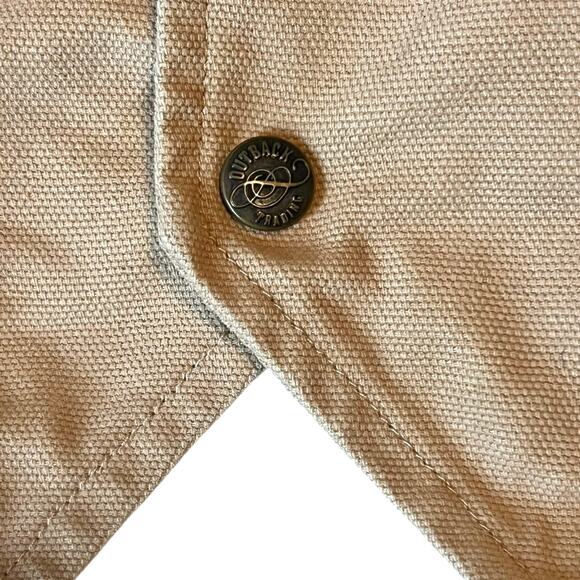 Outback Trading Company Melbourne Canvas Snap Vest XXL Western Outdoor Workwear - Picture 5 of 9